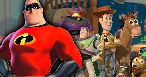 the incredibles and toy story