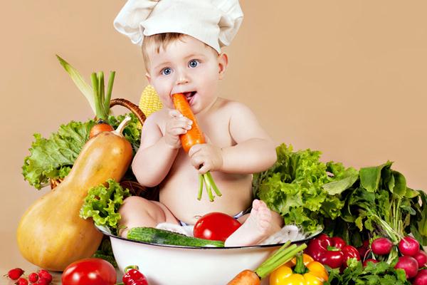 anak makan sayur